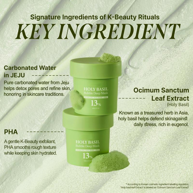 FizzAura™ Holy Basil Bubble Deep Mask